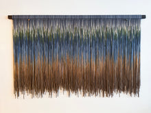 Load image into Gallery viewer, 'Bellflower Basin' Fiber Art