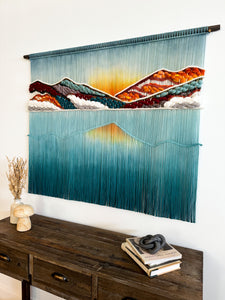 ‘Bliss’ Mountain Lake Tapestry