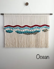 Load image into Gallery viewer, macrame wall hanging, fiber art, wall tapestry, boho wall hanging, boho headboard, wall art, wall decor