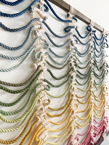 'Landscape' Modern Colorful Rope Art