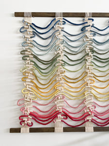 'Landscape' Modern Colorful Rope Art