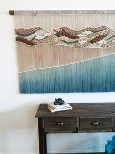 ‘Hanalei Bay’ Tropical Fiber Art