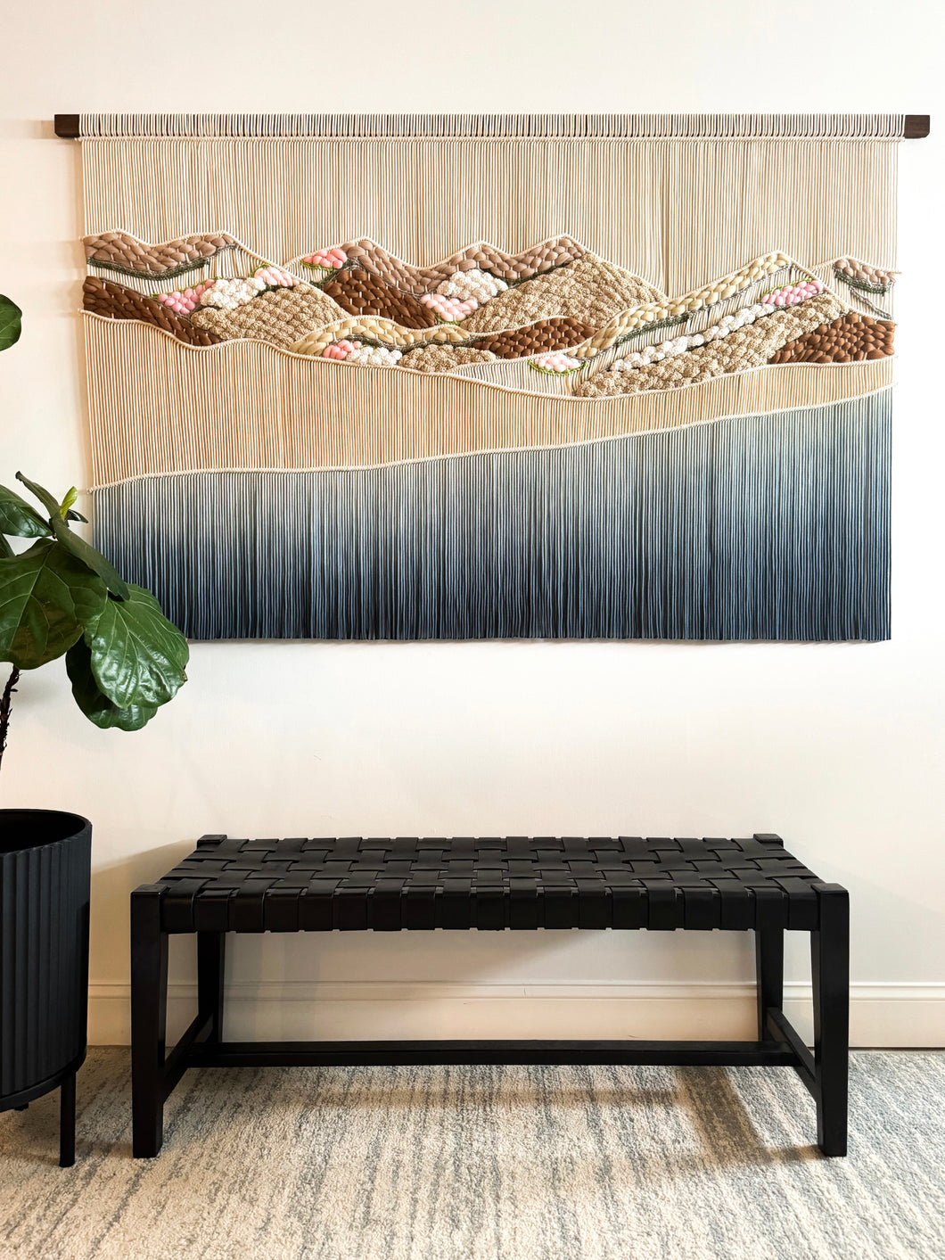 ‘Hanalei Bay’ Tropical Fiber Art