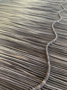 'Foggy Fields' Fiber Art