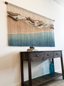 ‘Hanalei Bay’ Tropical Fiber Art