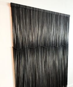 'Foggy Fields' Fiber Art