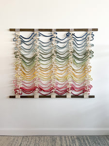 'Landscape' Modern Colorful Rope Art