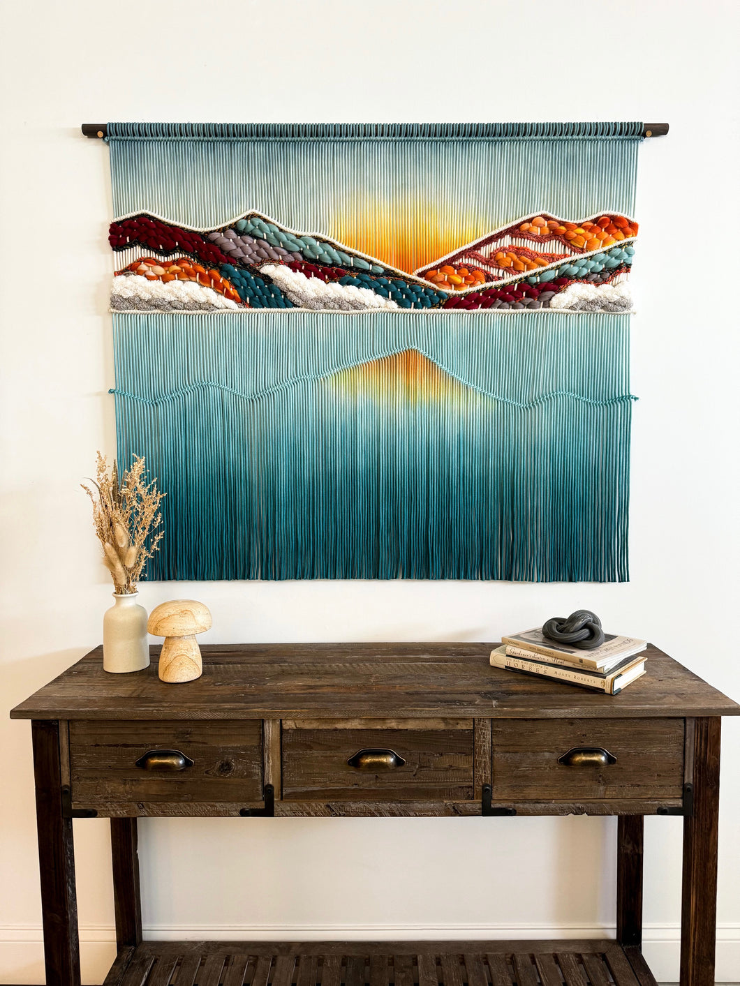 ‘Bliss’ Mountain Lake Tapestry
