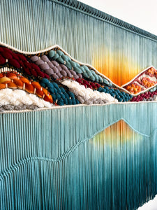‘Bliss’ Mountain Lake Tapestry