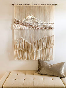 Winter Mountain - Large Mountain Tapestry - Thread and Thyme