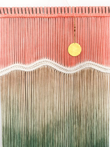Sunset - Small Mountain Sky Tapestry - Thread and Thyme