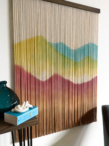 'Embark' Mountain Fiber Art