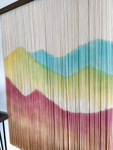 'Embark' Mountain Fiber Art