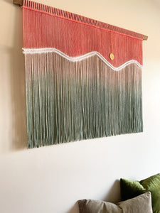 'Sunset' Large Mountain Sky Tapestry